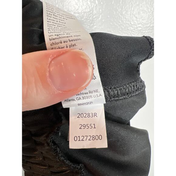 Spanx Black Noir Leather Like Jogger Pants Medium 8 / 10 Capsule Spring Vegan - Picture 14 of 14